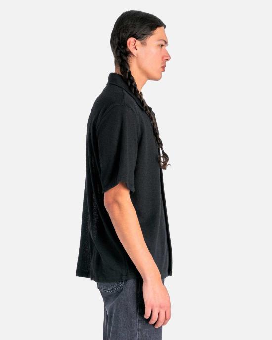  아워레가시 반팔 셔츠 아워 레거시 박스  반팔 블랙 부클 - OUR LEGACY