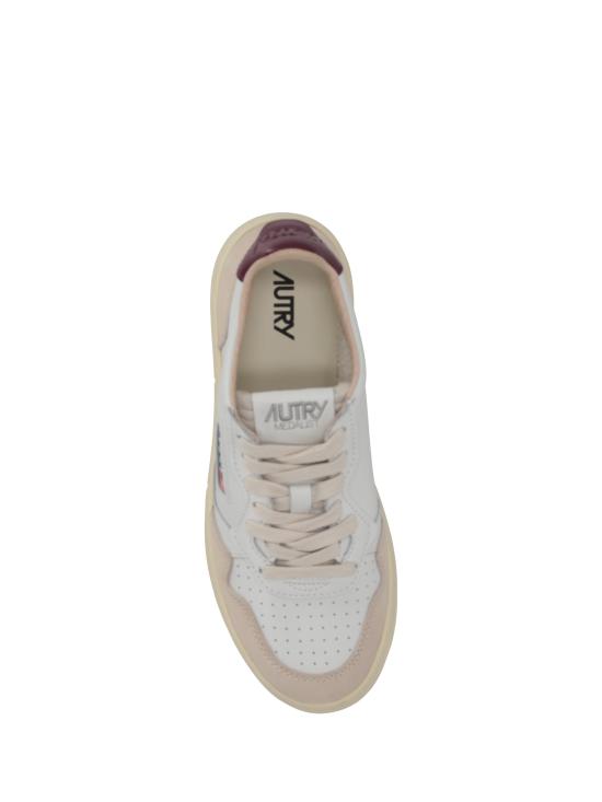 25FW 오트리 메달리스트 로우 스니커즈 AULWLS 03 WHT BURGUNDI - AUTRY