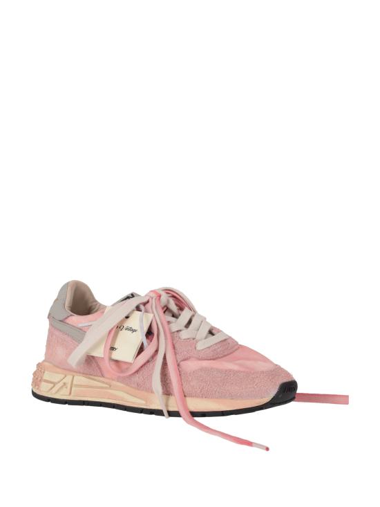 25FW 오트리 릴윈드 나일론 스웨이드 스니커즈 WVLWTN 04 PINK PINK - AUTRY