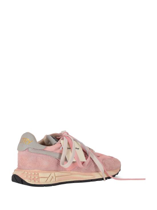 25FW 오트리 릴윈드 나일론 스웨이드 스니커즈 WVLWTN 04 PINK PINK - AUTRY