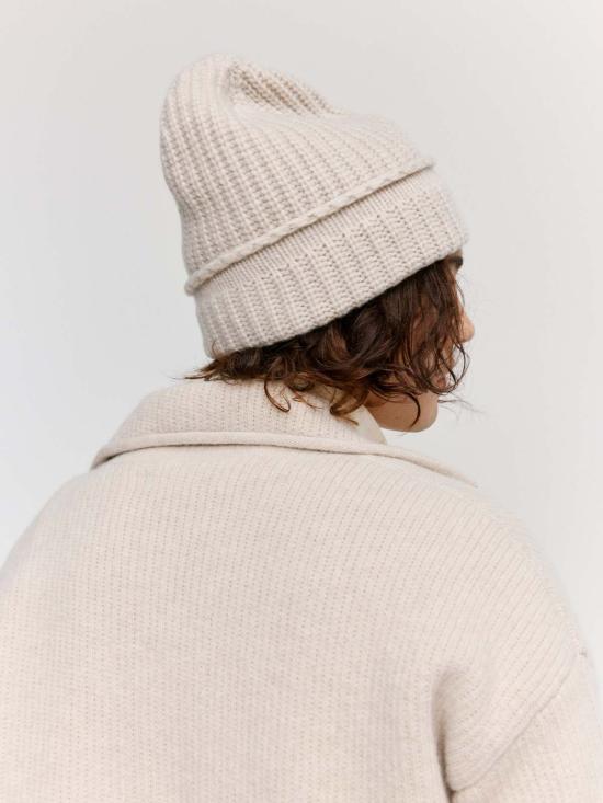  케이시 케이시 비니 라이트 그레이 울리 2 파노키아 비니 - CASEY CASEY