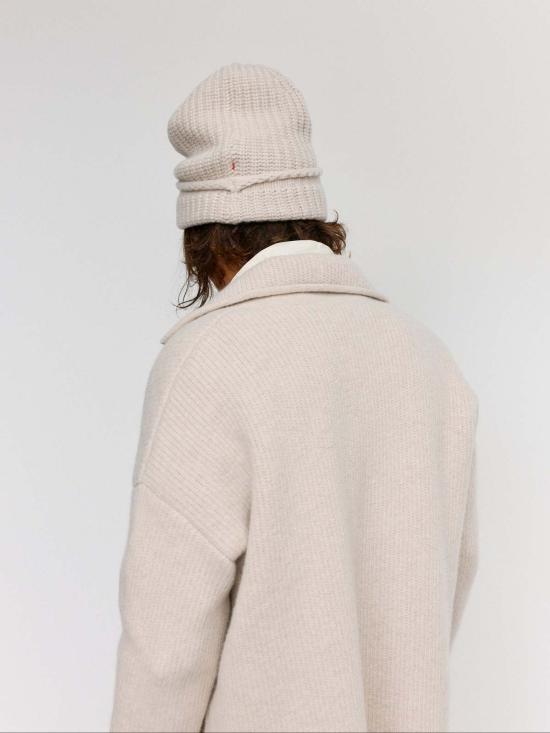  케이시 케이시 비니 라이트 그레이 울리 2 파노키아 비니 - CASEY CASEY