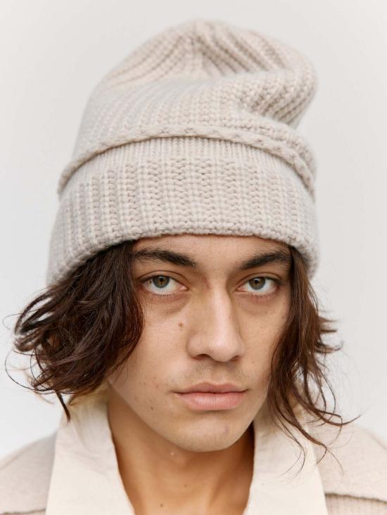  케이시 케이시 비니 라이트 그레이 울리 2 파노키아 비니