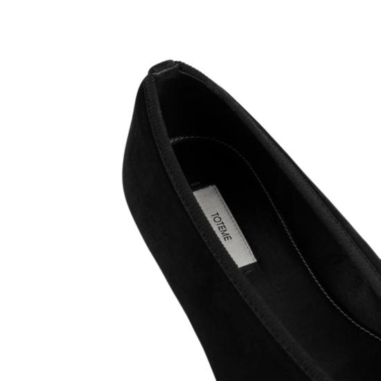 25FW 토템 플랫 슈즈 252WAS0218LE0012001 BLACK DOM - TOTEME