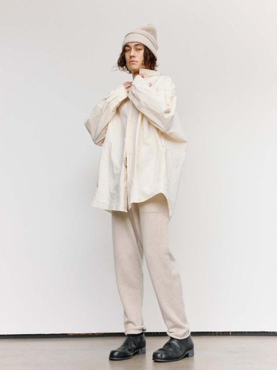  케이시 케이시 트레이닝/조거 팬츠 라이트 그레이 울리 1 즈와그 팬츠 - CASEY CASEY