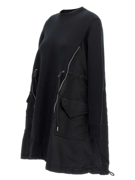  사카이 숏 원피스 SCW229002 Black - SACAI