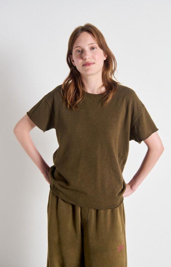  아메리칸 빈티지 반팔 티셔츠 소노마 크루 티셔츠 빈티지 우드