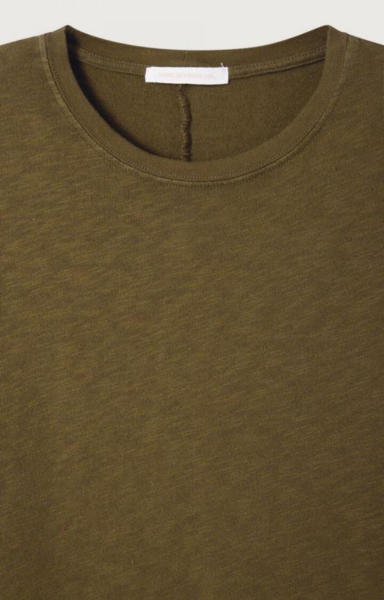  아메리칸 빈티지 반팔 티셔츠 소노마 크루 티셔츠 빈티지 우드 - AMERICAN VINTAGE