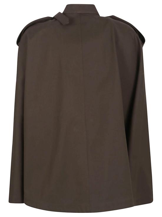 25FW 버버리 본딩 코튼 트렌치 케이프 8113209 C1764 JUNIPER GREEN - BURBERRY