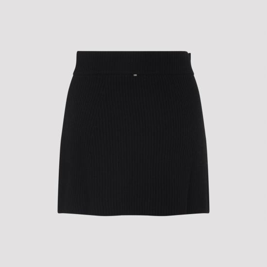 25FW 스포트막스 숏 스커트 2522306012600 12103 005 NERO BLACK - SPORTMAX