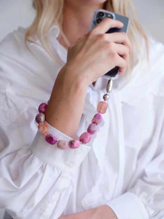  Ossa 팔찌 오사 라지 컷 보석 손목 장식