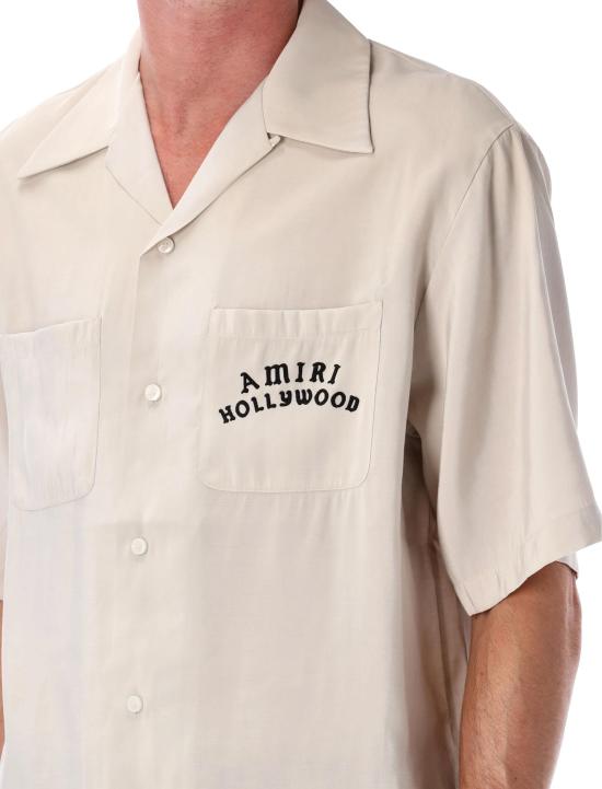25FW 아미리 반팔 셔츠 AMSTCA1154 ALABASTER - AMIRI