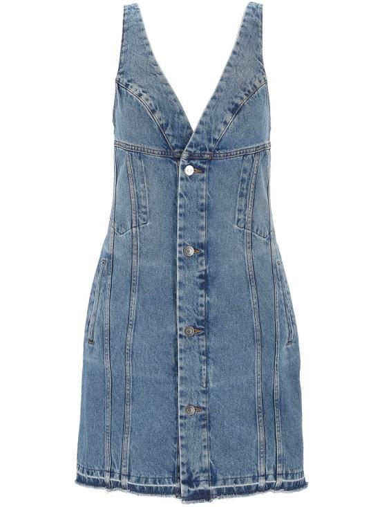 25SS 스텔라 맥카트니 숏 원피스 6D03553SQH054590 VINTAGE BLUE