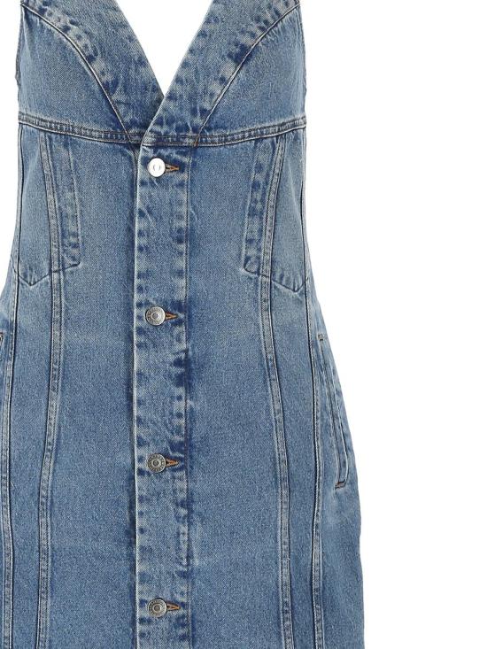 25SS 스텔라 맥카트니 숏 원피스 6D03553SQH054590 VINTAGE BLUE - STELLA MCCARTNEY