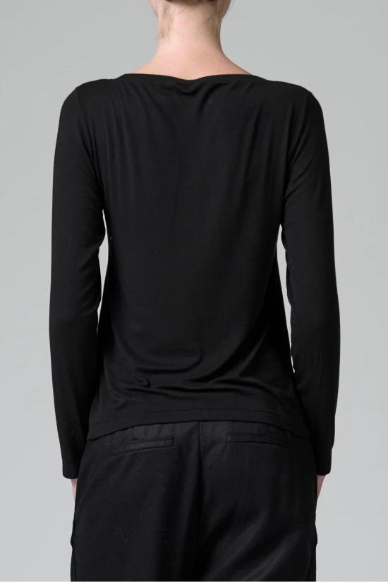  트랜짓 파 수쉬 긴팔 티셔츠 트랜짓 파 서치 Ls 크루 티셔츠 블랙 - TRANSIT PAR SUCH