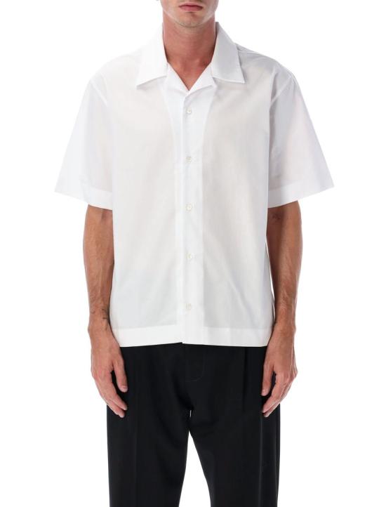 25FW 지방시 반팔 셔츠 25ABM616J15H7 100 WHITE