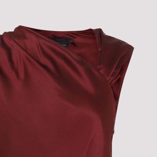 25FW 막스마라 롱 원피스 2521226084600 10214 040 LAMPONE RED - MAX MARA