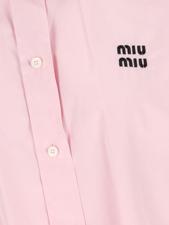 25FW 미우미우 셔츠 MK197110RGF0028 AI25 PINK - MIU MIU
