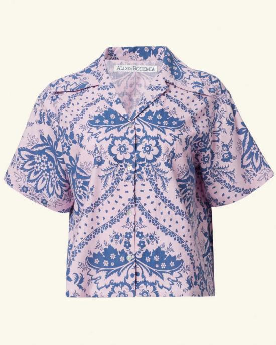  알릭스 오브 보헤미아 셔츠 Alix Of Bohemia Stevie Oasis Bandana 셔츠 - ALIX OF BOHEMIA