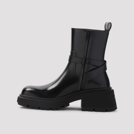 25FW 지미추 코니 앵클 부츠 CONNYFLAT HKB BLACK - JIMMY CHOO