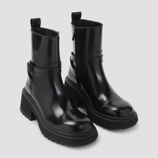 25FW 지미추 코니 앵클 부츠 CONNYFLAT HKB BLACK - JIMMY CHOO