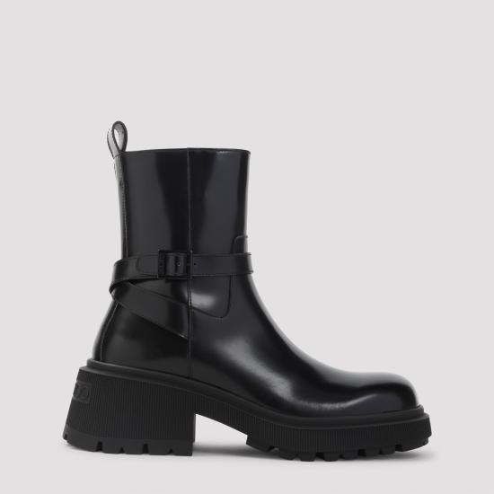 25FW 지미추 코니 앵클 부츠 CONNYFLAT HKB BLACK