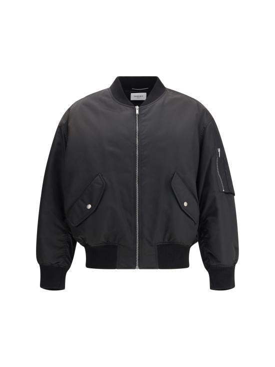 25FW 생로랑 봄버 자켓 838713YZ9BV 1000 BLACK