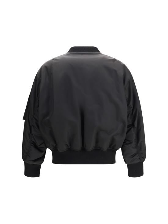 25FW 생로랑 봄버 자켓 838713YZ9BV 1000 BLACK - SAINT LAURENT