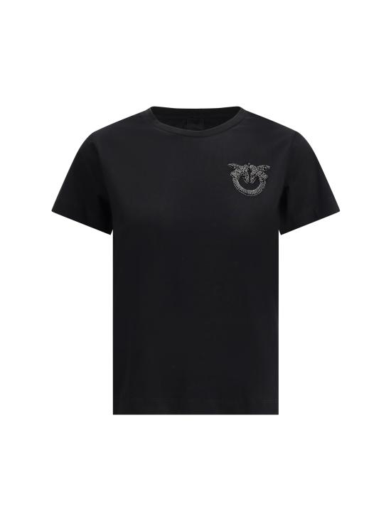 25FW 핑코 반팔 티셔츠 103320A2RN Z99 BLACK