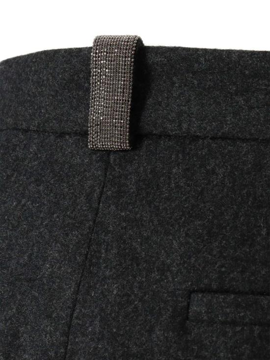 25FW 파비아나 필리피 스트레이트 팬츠 PAD225F326L664 8070 238708 GRAY - FABIANA FILIPPI