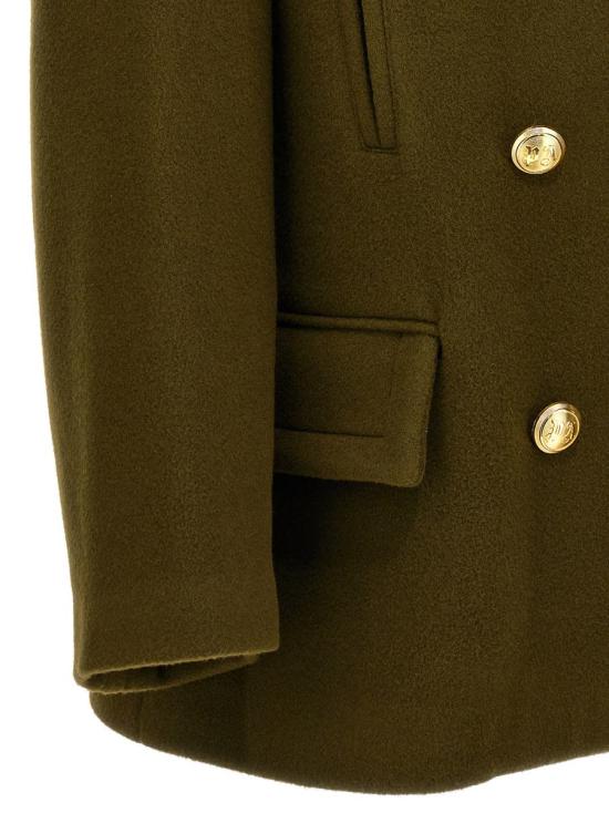  팜앤젤스 코트 PWER021F23FAB00156765676 GREEN - PALM ANGELS