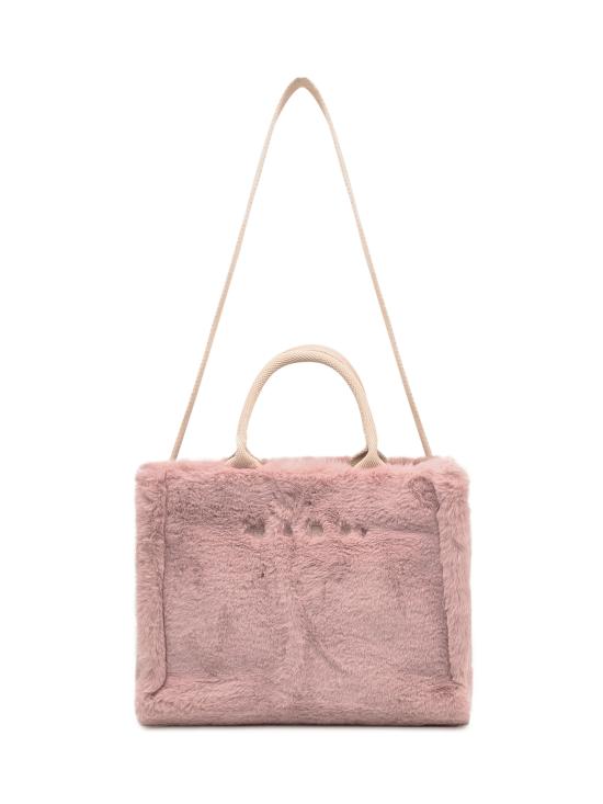 25FW 마르니 퍼 트리밍 스몰 토트백 SHMP0077U6P8681 00C09 ROSA PASTELLO - MARNI
