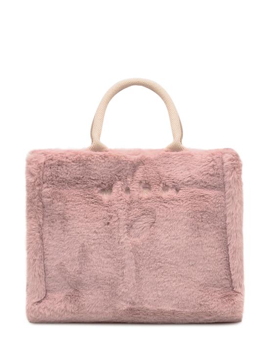 25FW 마르니 퍼 트리밍 스몰 토트백 SHMP0077U6P8681 00C09 ROSA PASTELLO