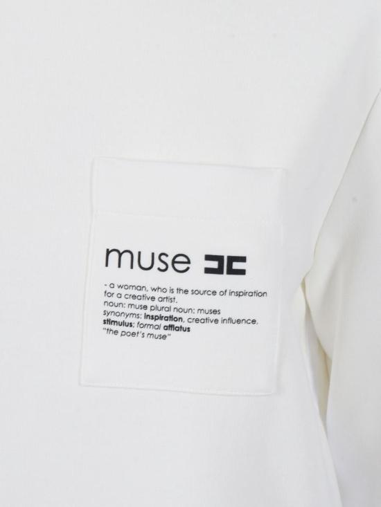 25FW 엘리자베타프랜치 스웨터 MD00656E2 360 238364 WHITE - ELISABETTA FRANCHI