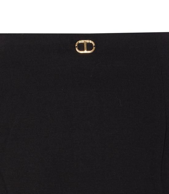 25FW 트윈셋 미디 스커트 252TP2104 00006 Black - TWINSET