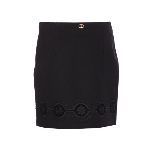 25FW 트윈셋 미디 스커트 252TP2104 00006 Black - TWINSET