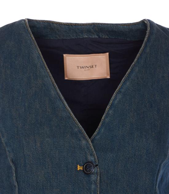 25FW 트윈셋 베스트 252TP2561 01611 Blue - TWINSET