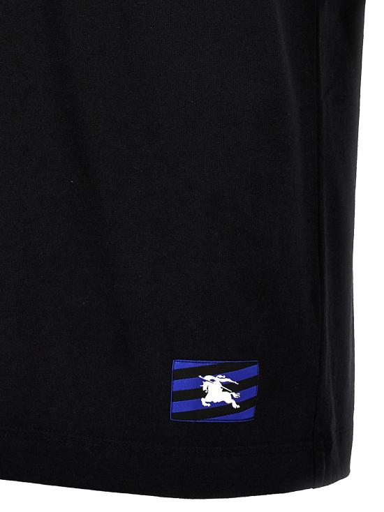  버버리 EKD 로고 패치 코튼 티셔츠 8080814BLACK Black - BURBERRY