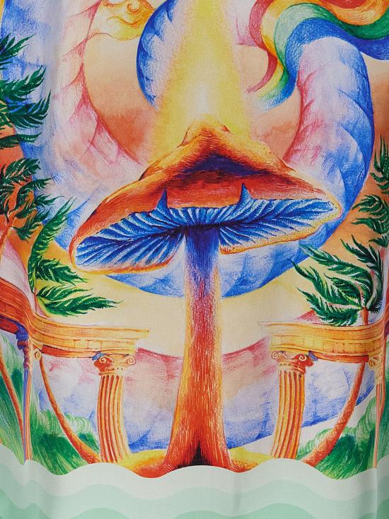 25SS 카사블랑카 반팔 셔츠 UMPS25SH00304NATURESTEACHER Multicolor - CASABLANCA