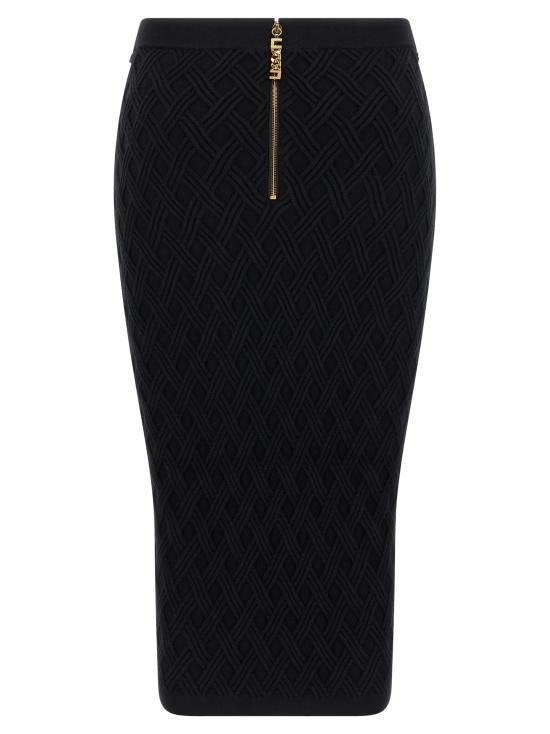 25FW 엘리자베타프랜치 미디 스커트 GK20B56E2110 Black - ELISABETTA FRANCHI