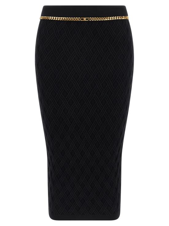 25FW 엘리자베타프랜치 미디 스커트 GK20B56E2110 Black