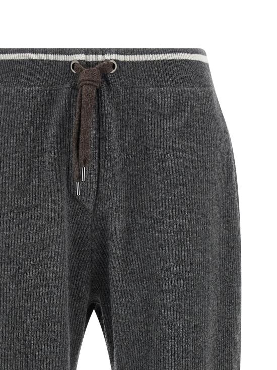 25FW 브루넬로 쿠치넬리 스트레이트 팬츠 M16222799CUA25 Gray - BRUNELLO CUCINELLI