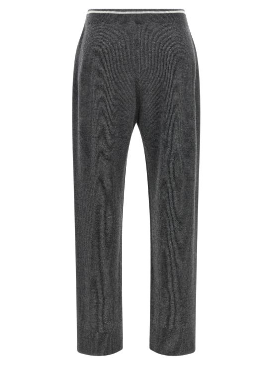 25FW 브루넬로 쿠치넬리 스트레이트 팬츠 M16222799CUA25 Gray - BRUNELLO CUCINELLI