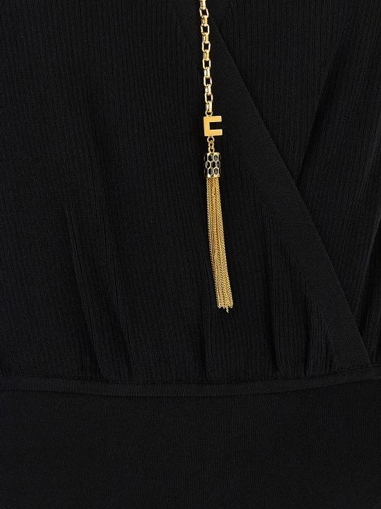 25FW 엘리자베타프랜치 바디수트 티셔츠 BK75B56E2110 Black - ELISABETTA FRANCHI