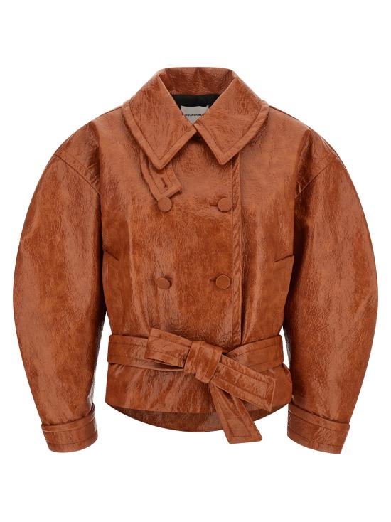 25FW 안다마네 트렌치 코트 T182038ATNV128CUOIO Brown