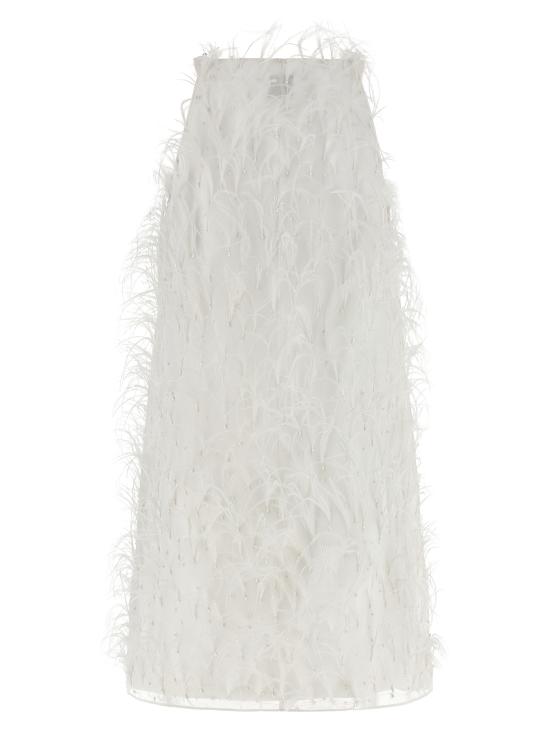 25FW 핑코 숏 원피스 105572A2SPZ05 White - PINKO