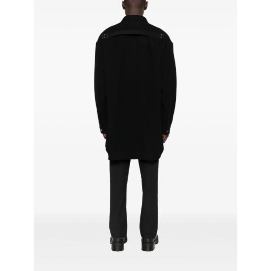 25FW 릭 오웬스 코트 RU02E1739 WBD 25 BLACK - RICK OWENS