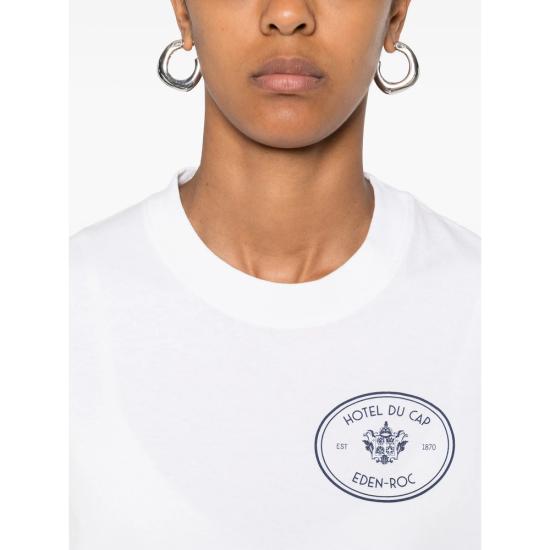 25FW 스포티앤리치 반팔 티셔츠 TO043501621WH WHITE - SPORTY & RICH