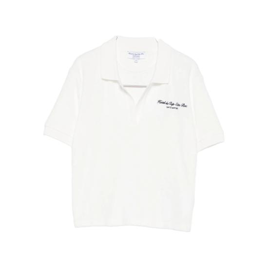 25FW 스포티앤리치 폴로 티셔츠 TO00160673WH WHITE