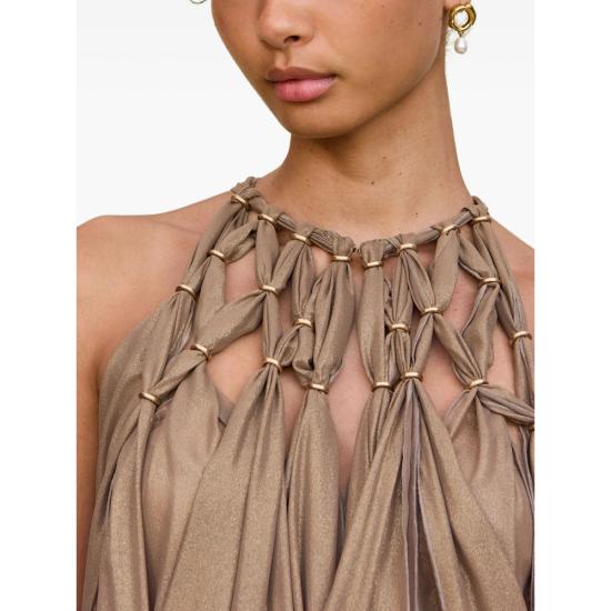 25FW 컬트 가이아 롱 원피스 GW3957SN3017 ADITI GOLD - CULT GAIA